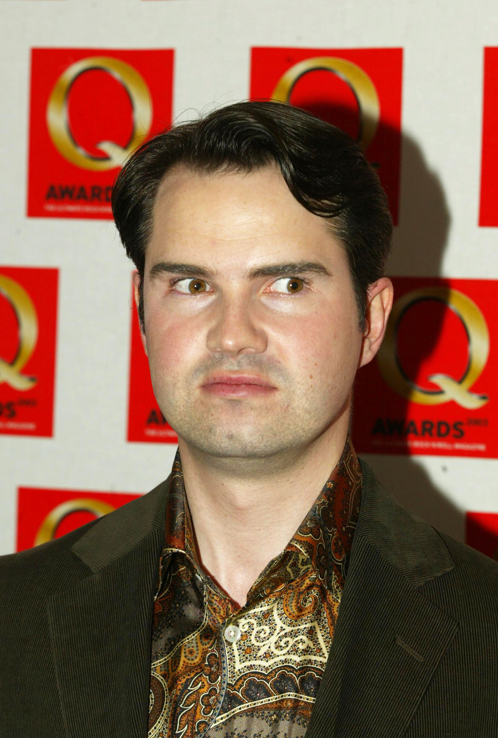 Jimmy Carr attends "The Q Awards 2003" at the Park Lane Hotel on 2 October in London, England. | Source: Getty Images