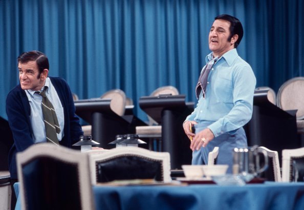 Sid Melton, Danny Thomas appearing on the Walt Disney Television series 'Make Room for Granddaddy' | Photo: Getty Images