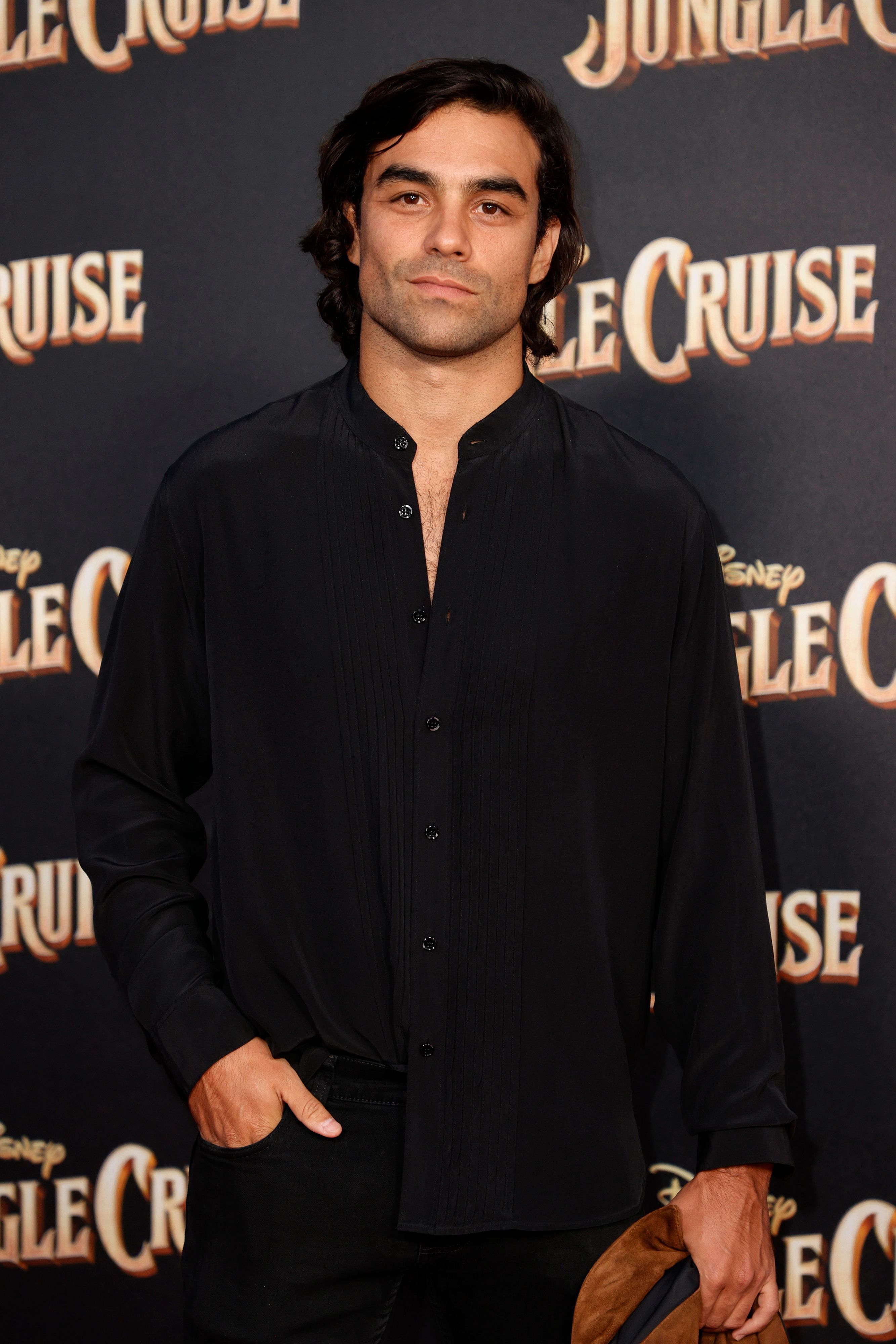 Diego Osorio attends the World Premiere Of Disney's "Jungle Cruise" at Disneyland on July 24, 2021, in Anaheim, California. | Source: Getty Images