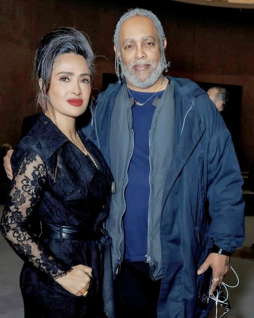 Salma Hayek and Arthur Jafa on her social media post, dated March 5, 2025 | Source: Instagram/salmahayek