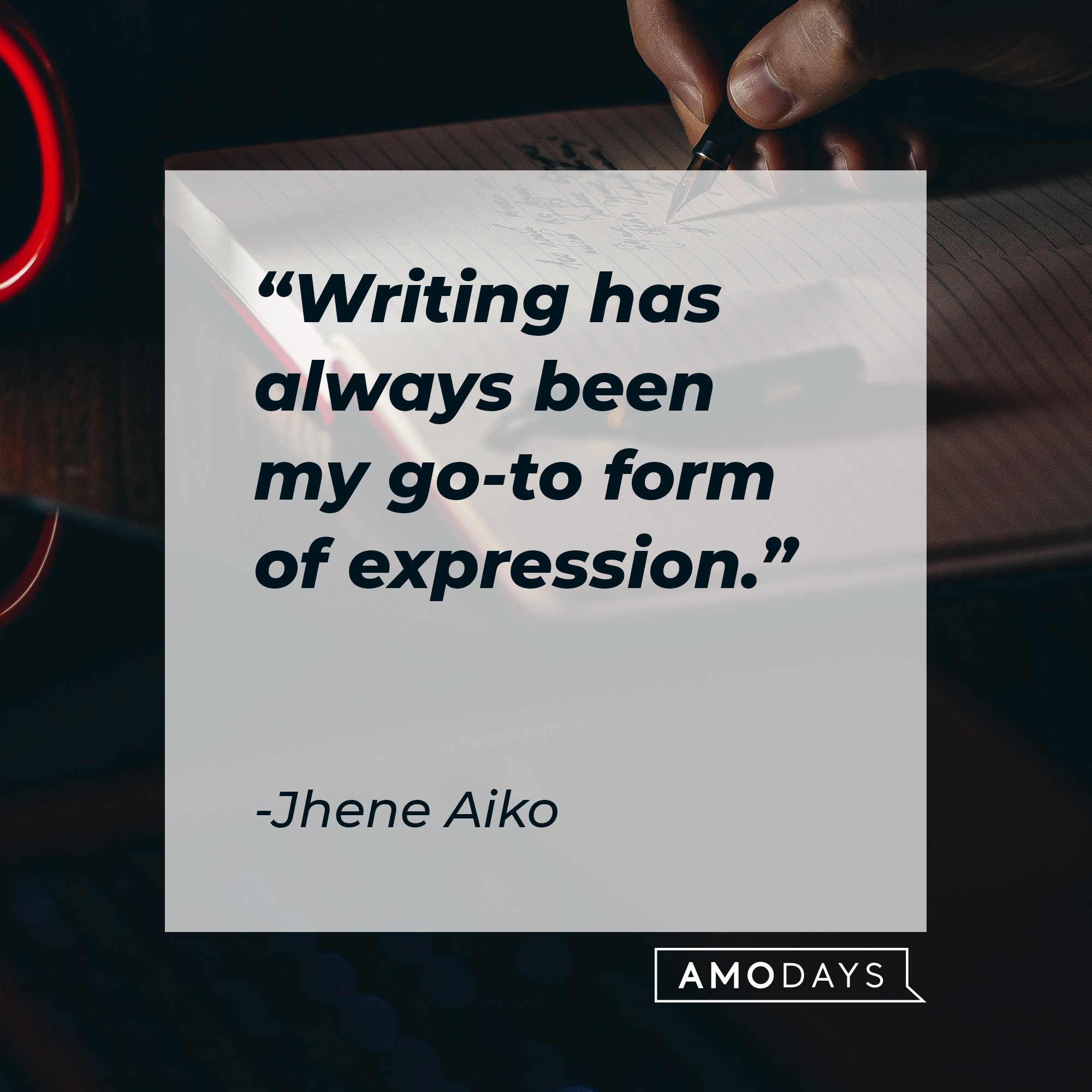  Jhene Aiko's quote: "Writing has always been my go-to form of expression." | Image: AmoDays