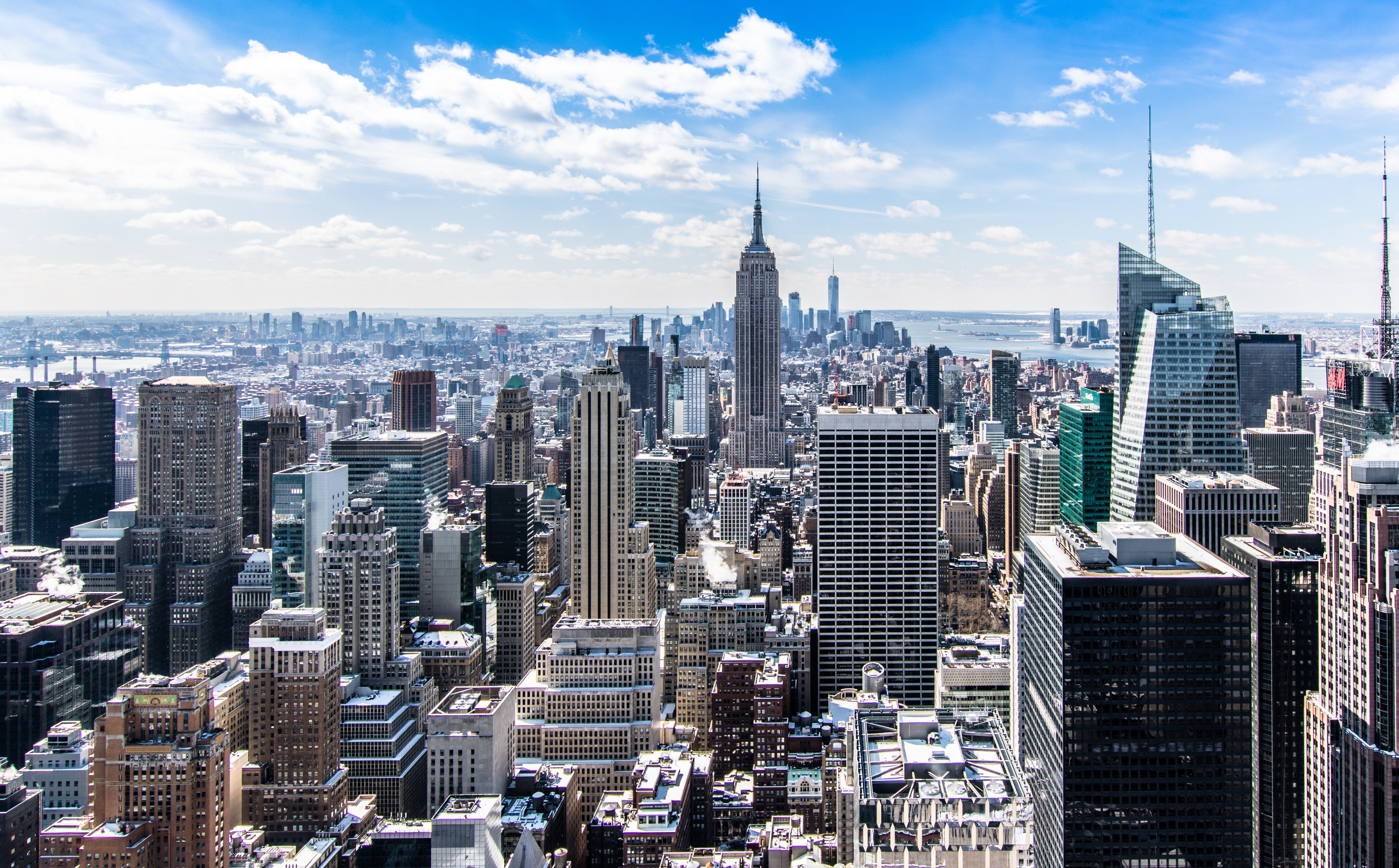Panoramic view of New York City. | Source: Pexels/Lukas Kloeppel