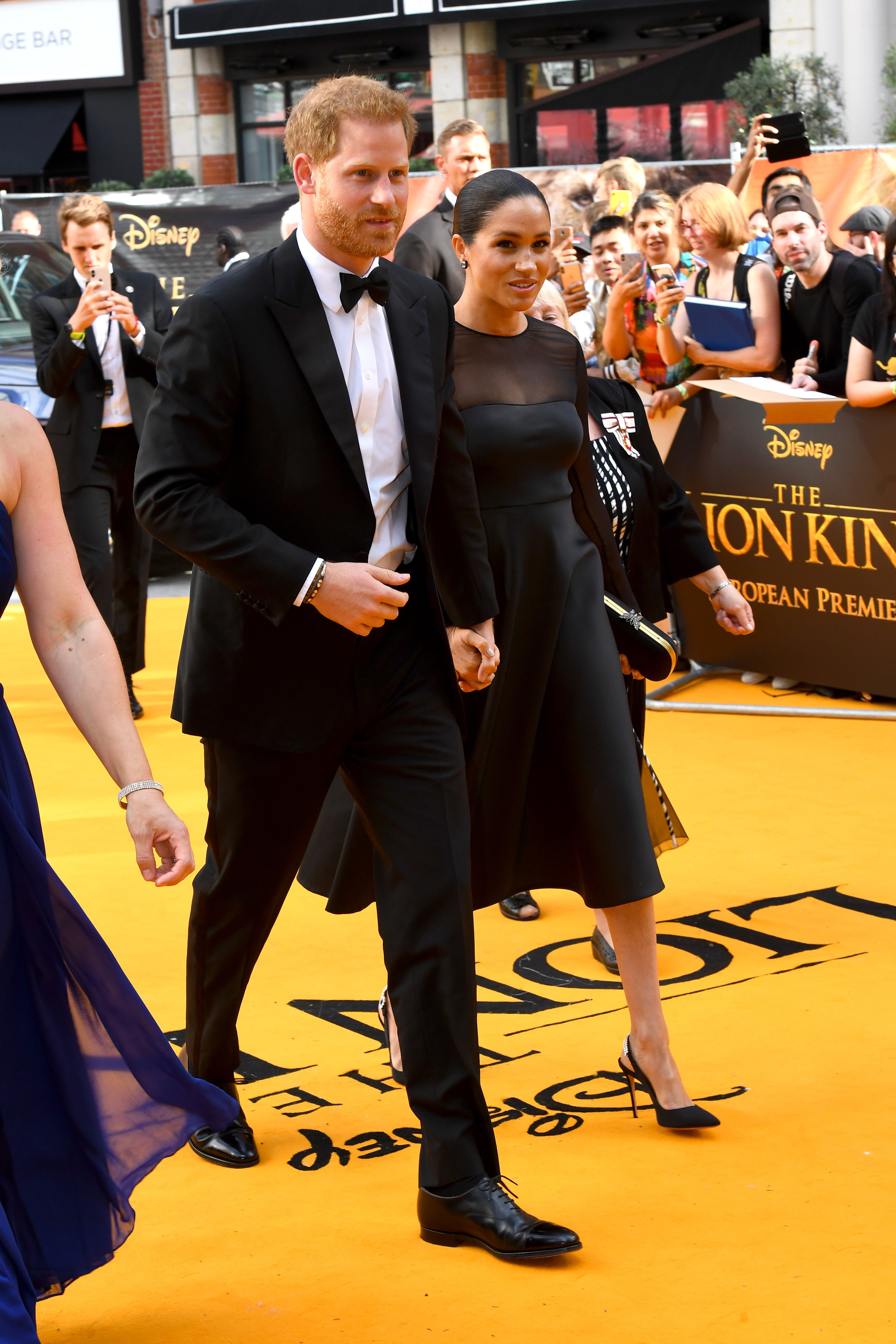 Prince Harry and Meghan Markle attend the premiere of "The Lion King" in London, England on July 14, 2019 | Photo: Getty Images