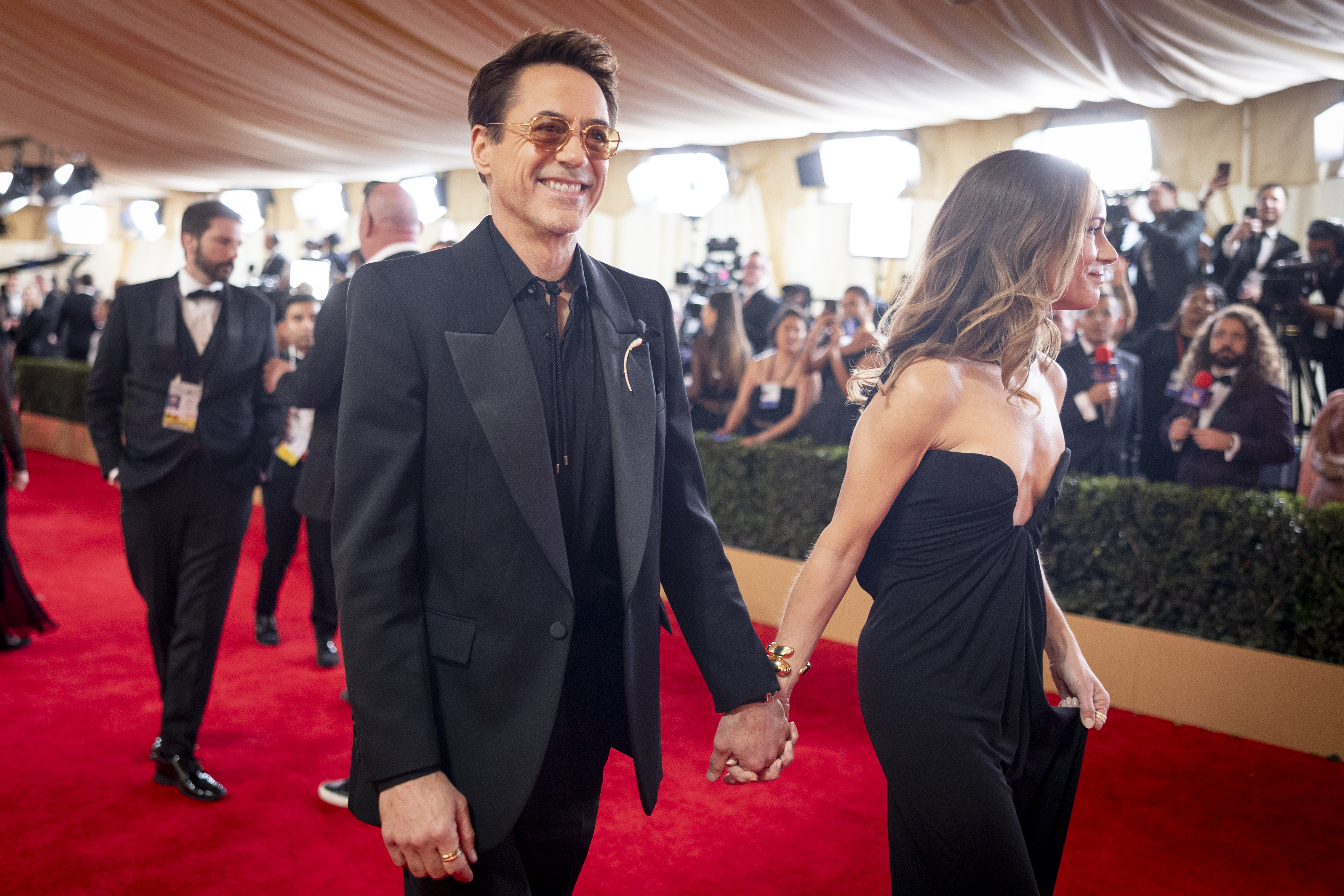 Robert Downey Jr. and Susan Downey attend the 96th annual Academy Awards on March 10, 2024 in Hollywood, California | Source: Getty Images