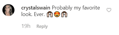 A fan's comment on Coco Austin's post on Instagram. | Photo: instagram.com/coco