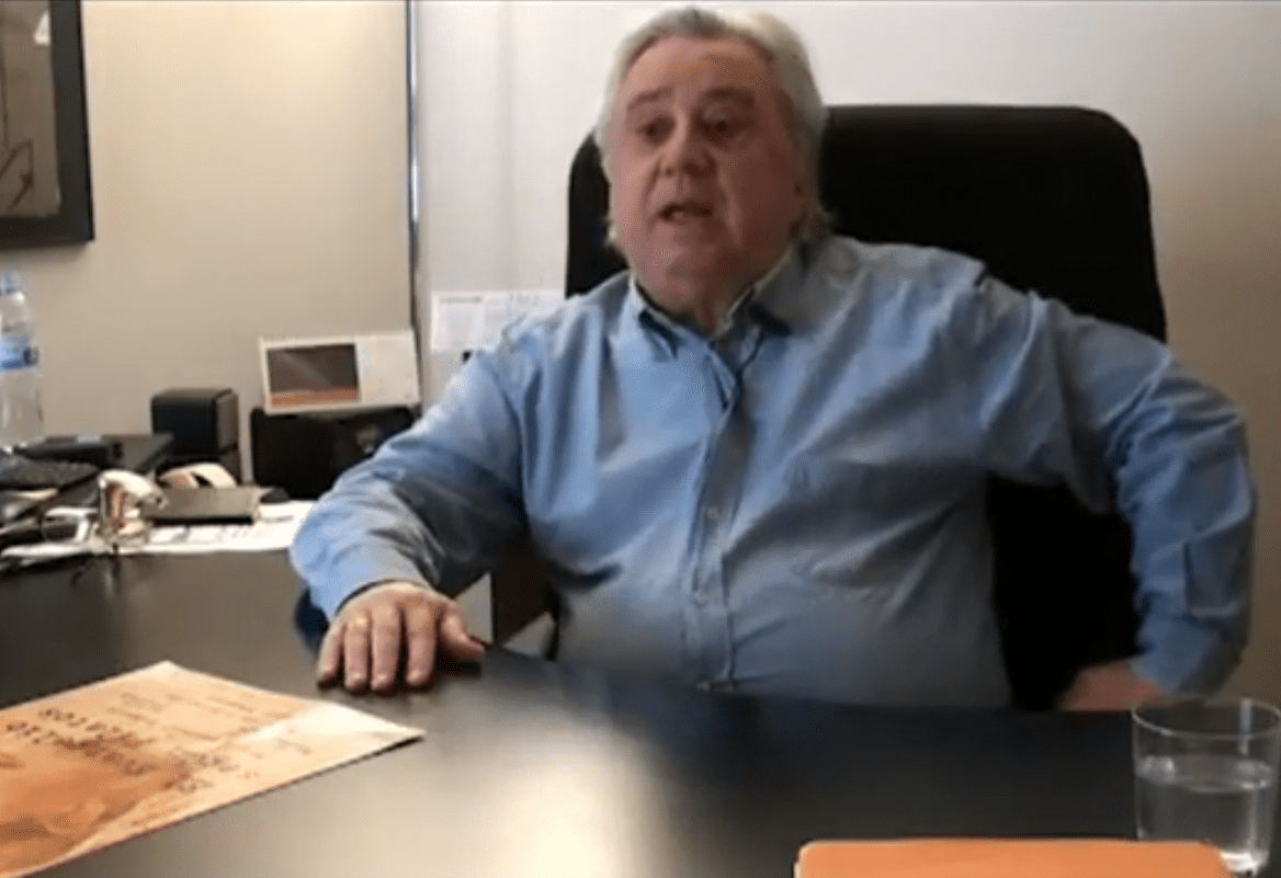 José Sámano en entrevista sobre la obra ‘El Evangelio según Pilatos’. | Imagen: YouTube/jaime207rc José Sámano en entrevista sobre la obra ‘El Evangelio según Pilatos’. | Imagen: YouTube/jaime207rc