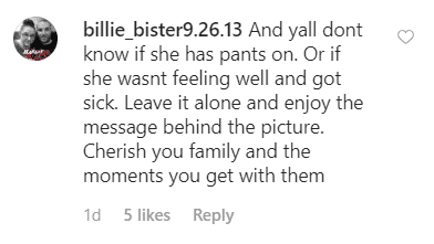 A screenshot of a fan's comment on Coco Austin's Instagram post. | Photo: Instagram.com/coco
