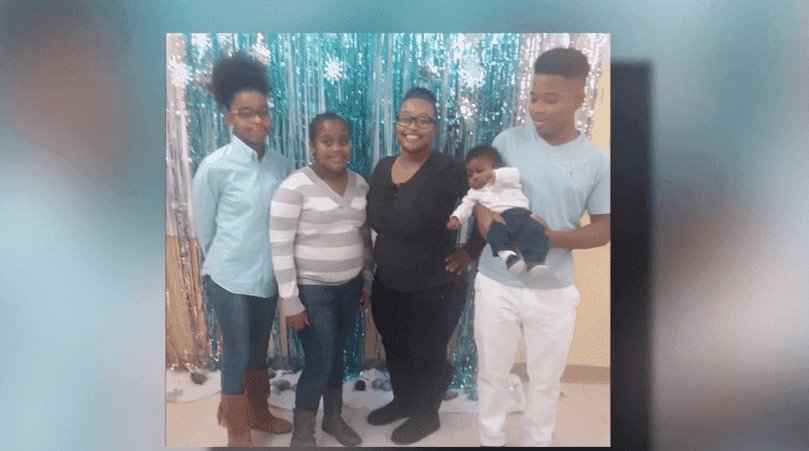 Ericka Hughes and her four children. | Source: ABC13