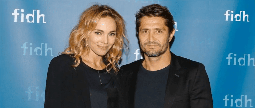 Bixente Lizarazu et Claire Keim. | Source : Youtube / Je Suis Francais