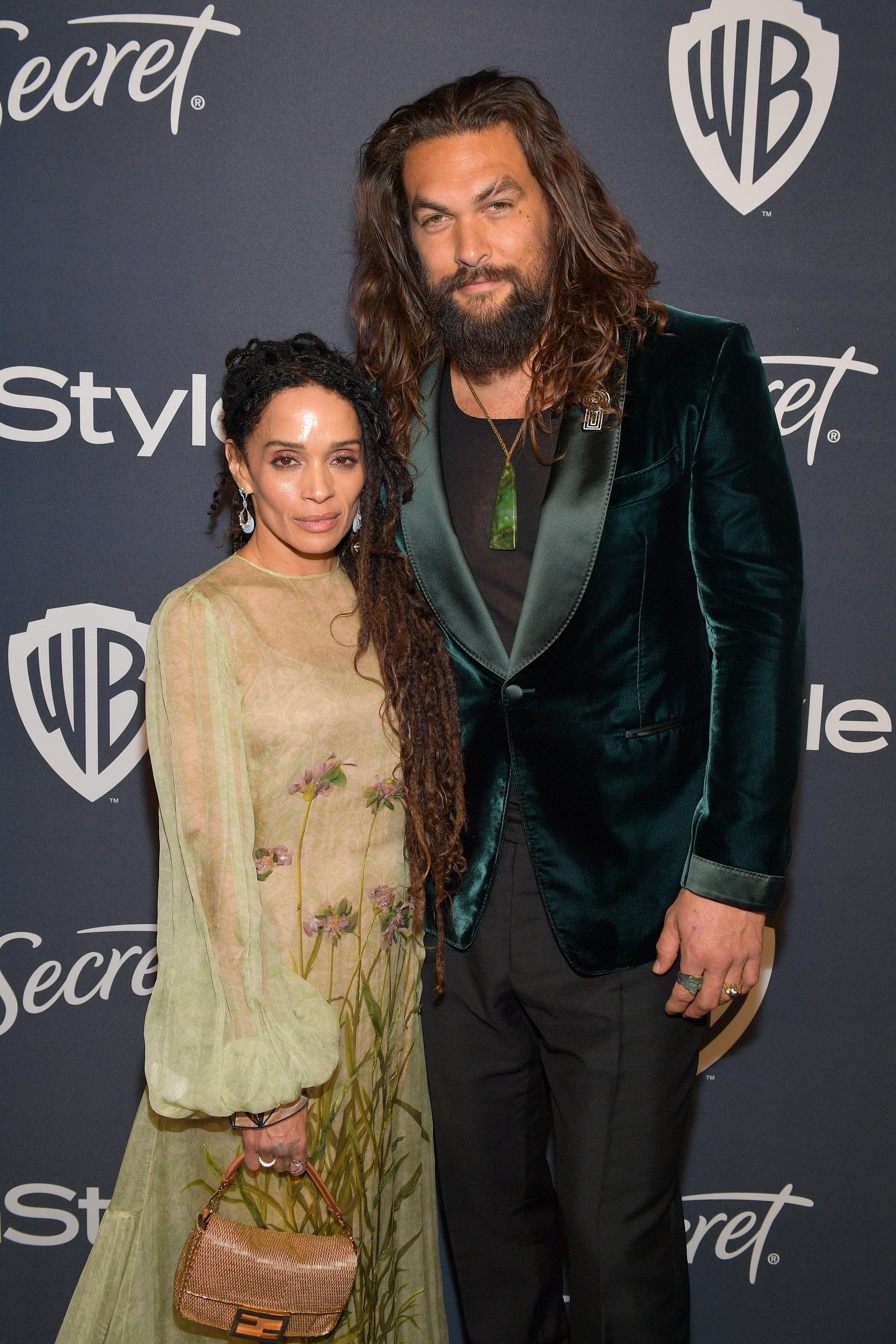 Lisa Bonet and husband Jason Momoa attend The 2020 InStyle and Warner Bros. 77th Annual Golden Globe Awards post-party at The Beverly Hilton Hotel on January 05, 2020 in Beverly Hills, California. | Source: Getty Images