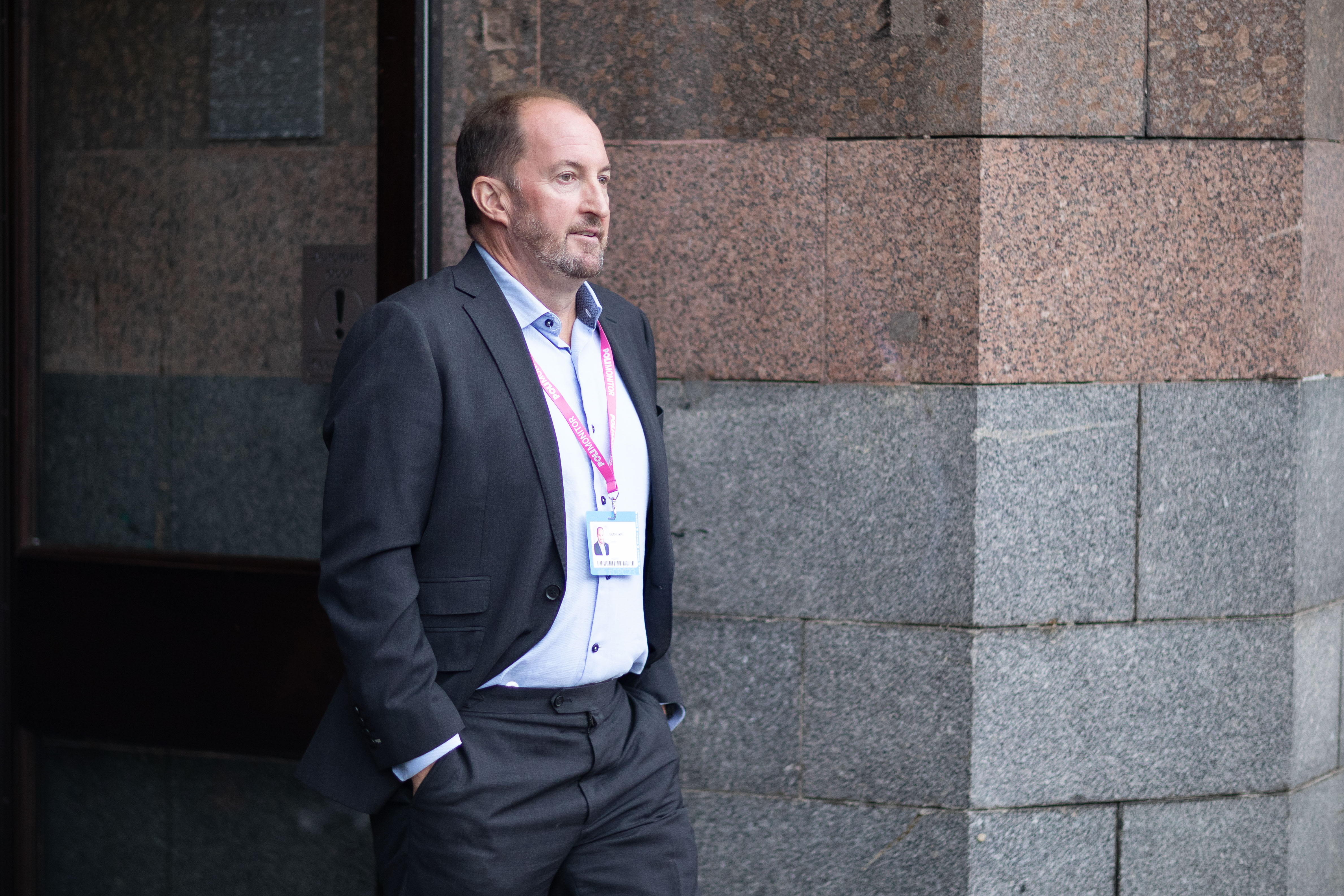 Guto Harri is at the Conservative Party Conference at Manchester Central Convention Complex, in England on October 2, 2023 | Source: Getty Images