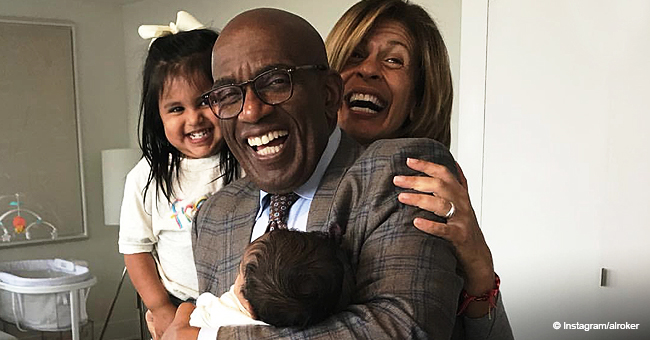 Al Roker 'Can't Stop Smiling' in Photo with Hoda Kotb's New Daughter