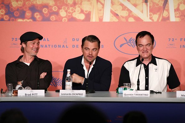 Brad Pitt, Leonardo DiCaprio and Director Quentin Tarantino at the 72nd annual Cannes Film Festival on May 21, 2019 in Cannes, France | Photo: Getty Images