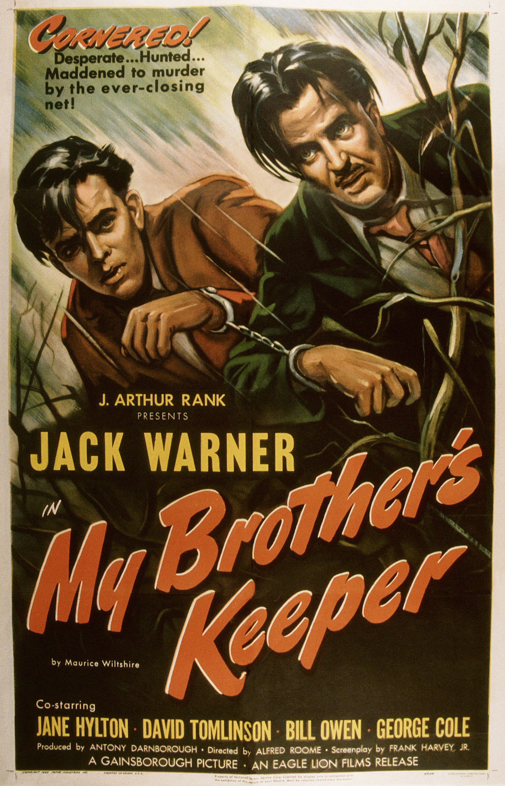 "My Brother's Keeper" poster in 1948 | Source: Getty Images