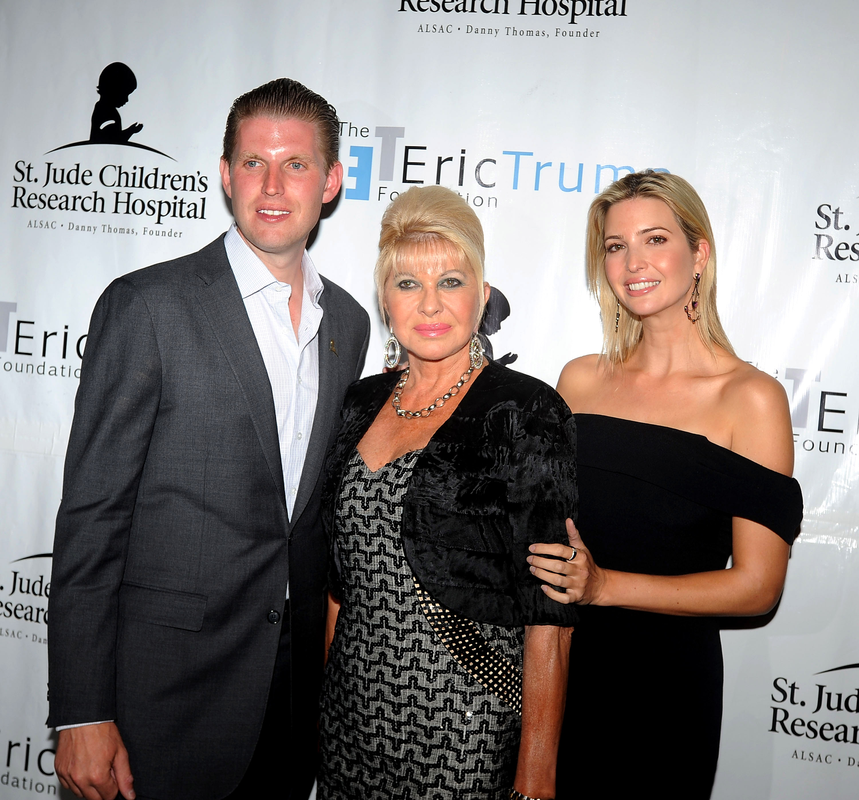 Ivanka Trump, Ivana Trump, and Eric Trump attend the 8th Annual Eric Trump Golf Tournament at Trump National Golf Club Westchester on September 15, 2014, in Briarcliff Manor, New York.
