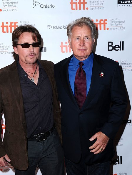 Emilio Estevez and Martin Sheen attend "The Way" Premiere during the 35th Toronto International Film Festival at Winter Garden Theatre on September 10, 2010, in Toronto, Canada. | Source: Getty Images.