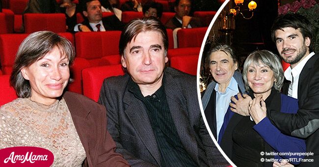 Serge Lama Et Son Fils - Serge et Michèle Lama avec leur fils Frédéric