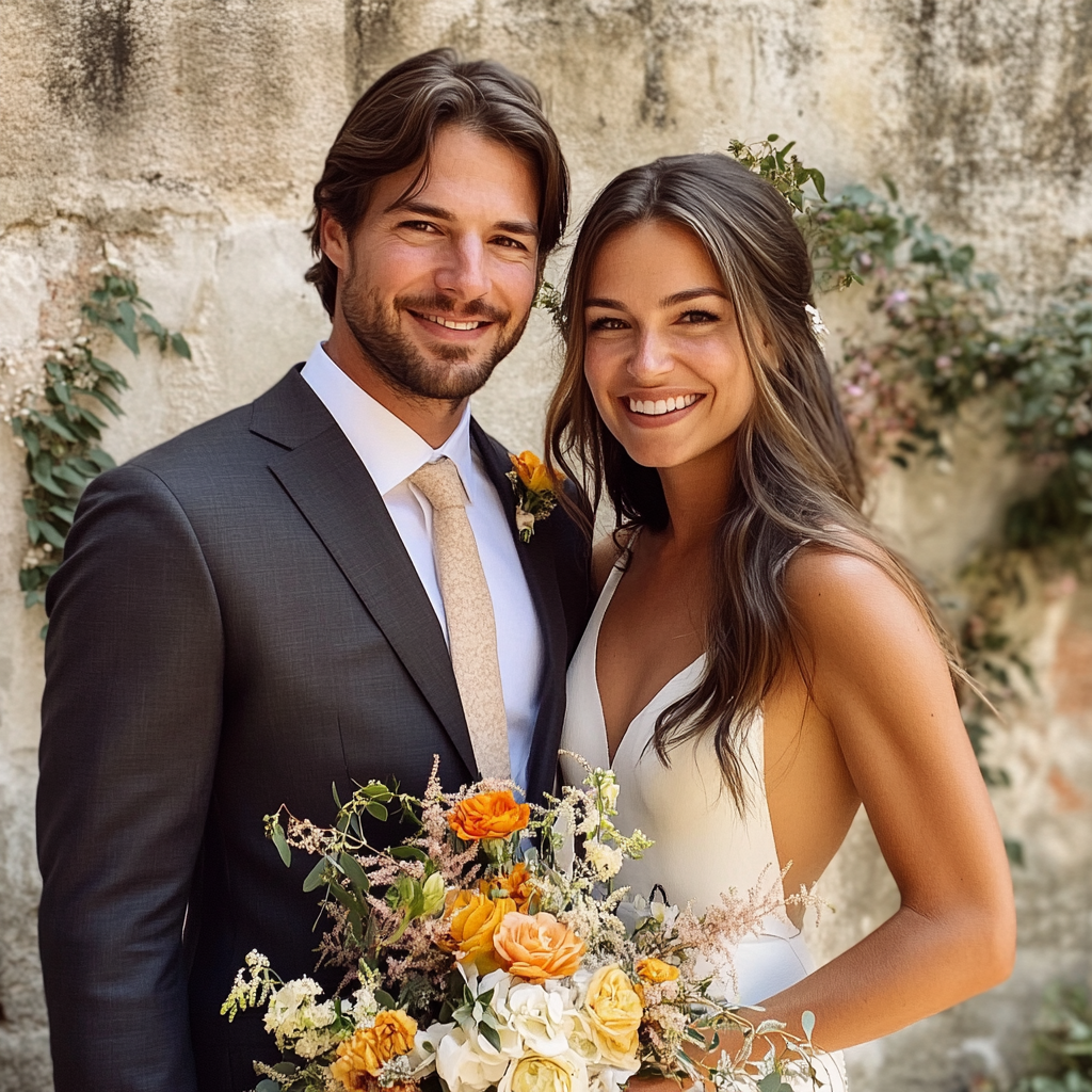 A smiling young couple | Source: Midjourney