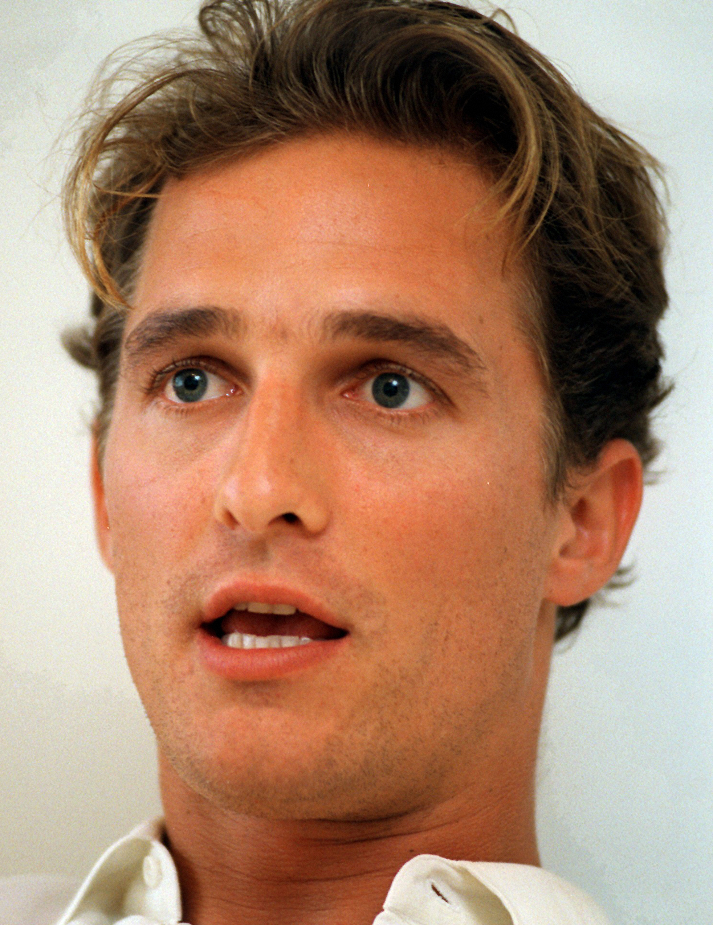 Matthew McConaughey during an interview on August 27, 1997, in Tokyo, Japan. | Source: Getty Images