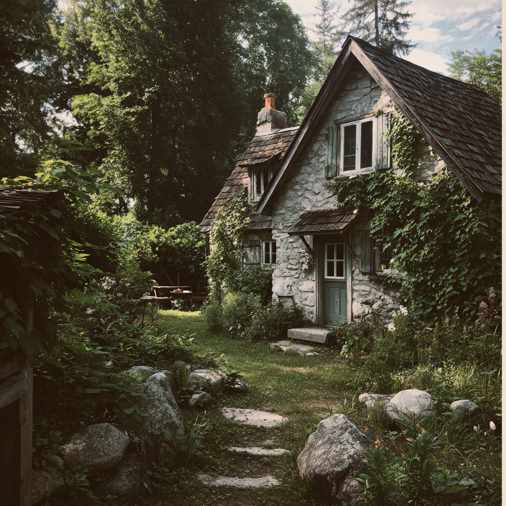 The exterior of a house | Source: Midjourney