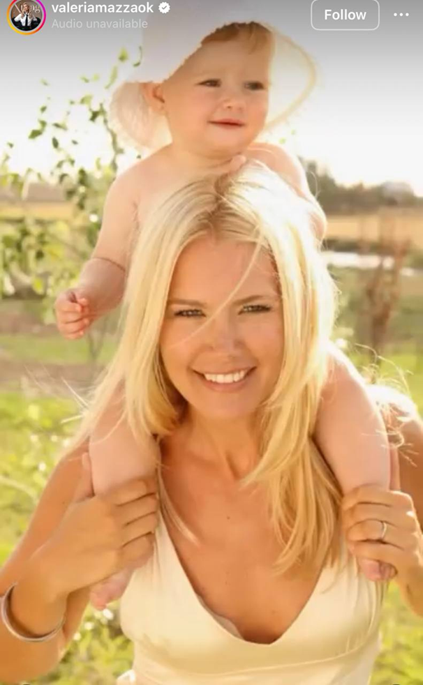 Valeria Mazza with her daughter Taína Gravier, from a compilation video posted on April 22, 2024 | Source: Instagram/valeriamazzaok