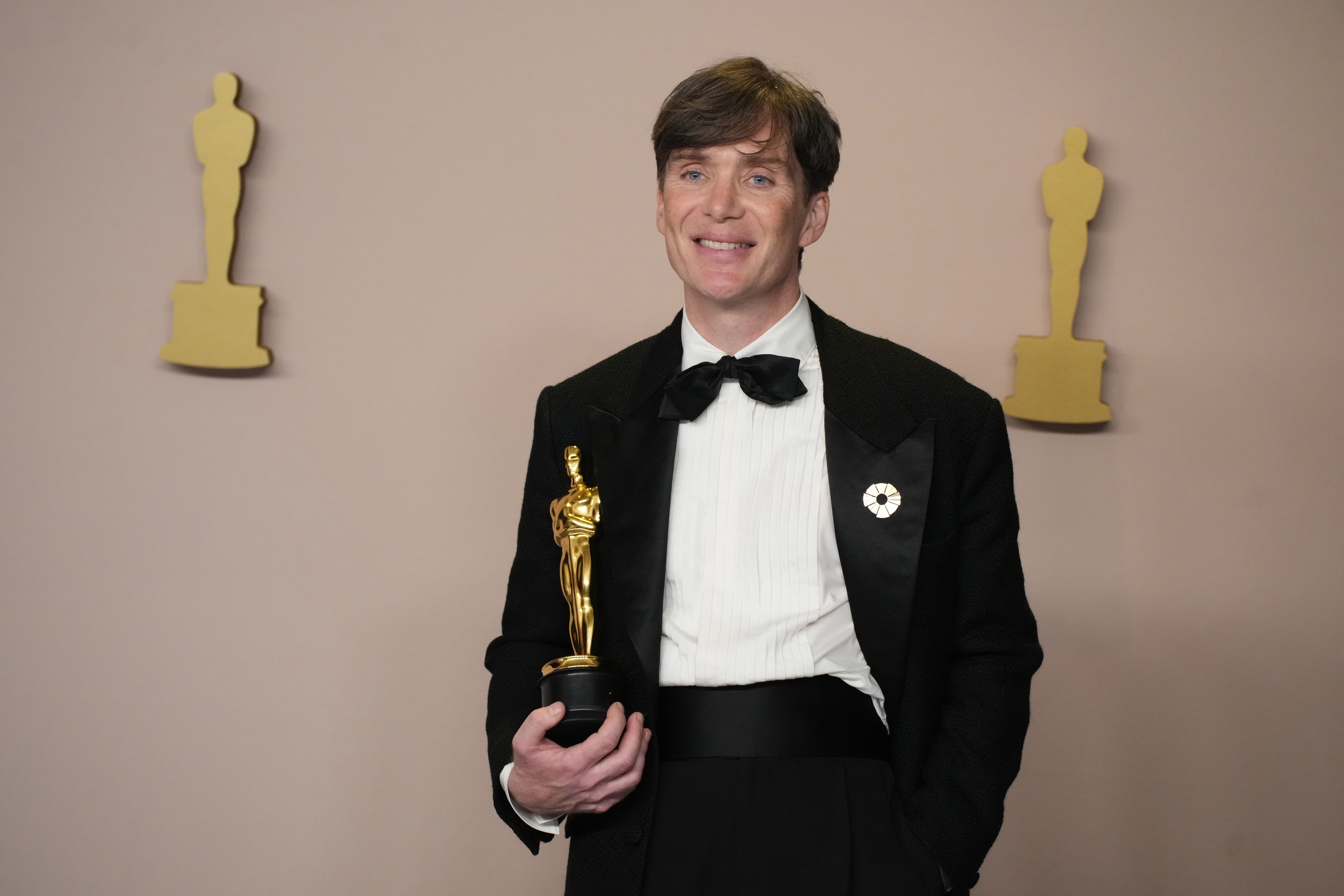 Cillian Murphy, winner of the Best Actor in a Leading Role award for “Oppenheimer”, onstage in the press room at the 96th Annual Academy Awards on March 10, 2024 in Hollywood, California | Source: Getty Images