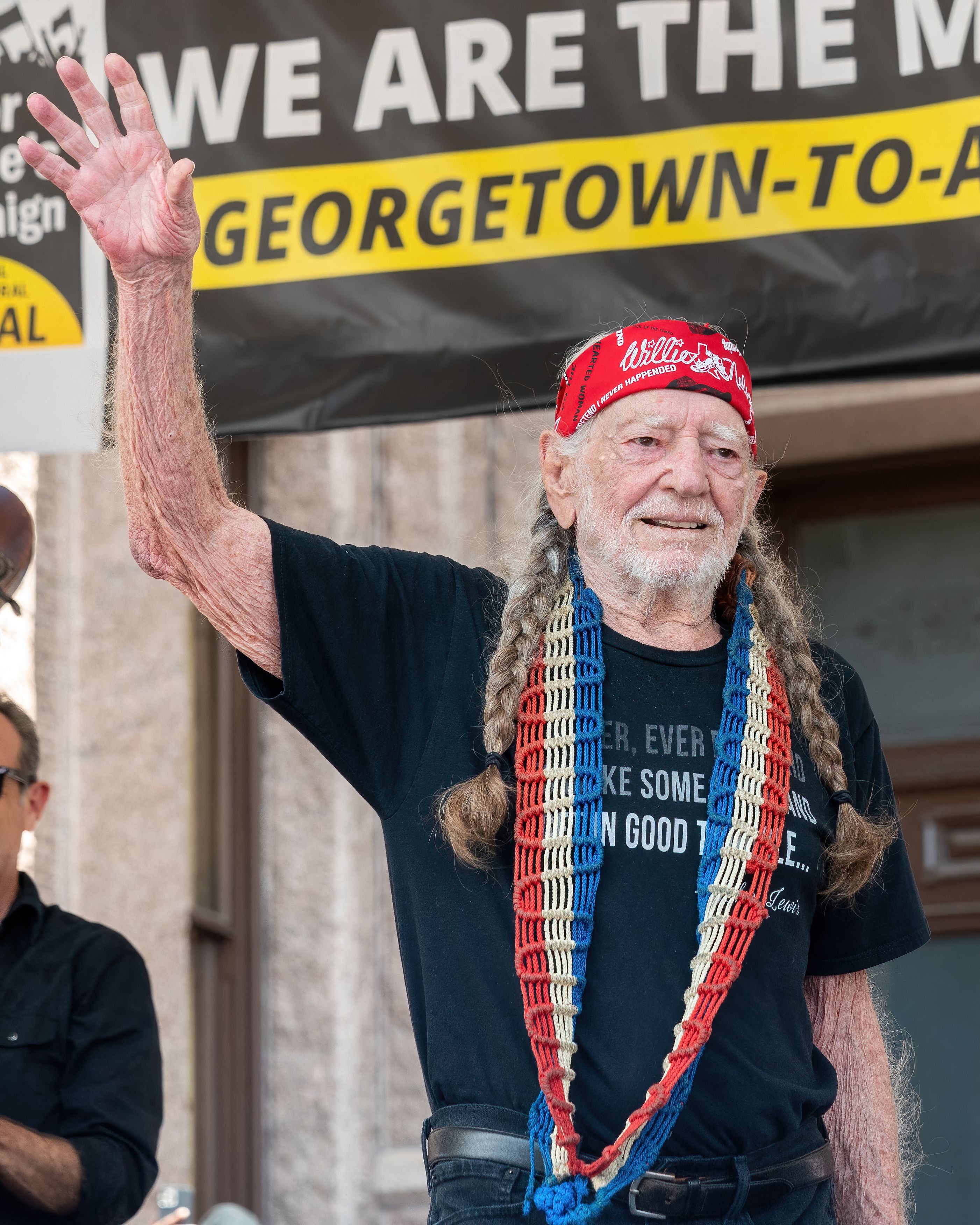 Willie Nelson at a rally to support voting rights at the Texas State Capitol on July 31, 2021, in Austin, Texas | Source: Getty Images
