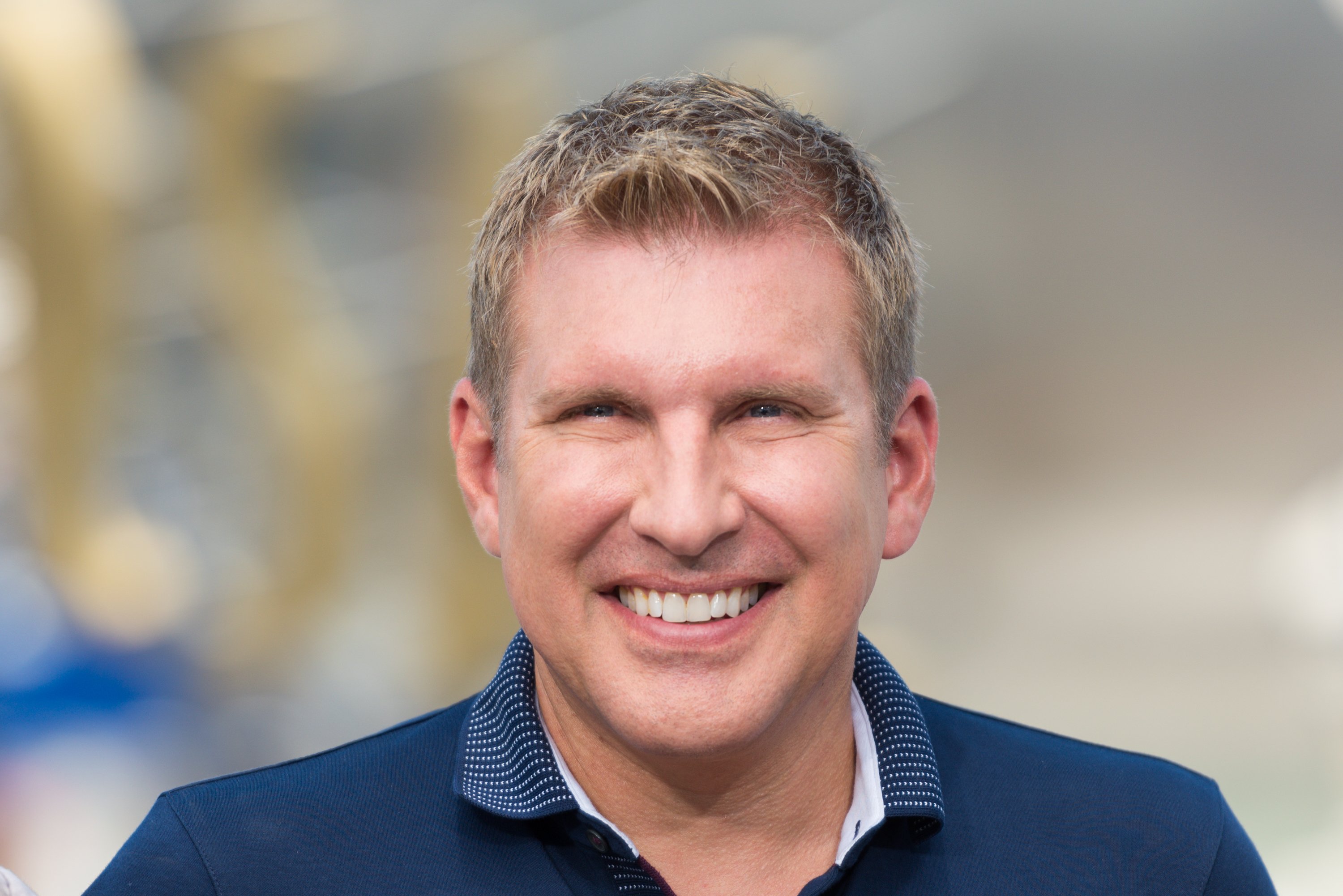 Todd Chrisley visits "Extra" at Universal Studios Hollywood on July 18, 2017. | Photo: Getty Images.