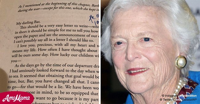 George H.W. Bush's love letter to Barbara proves their love was as strong as ever