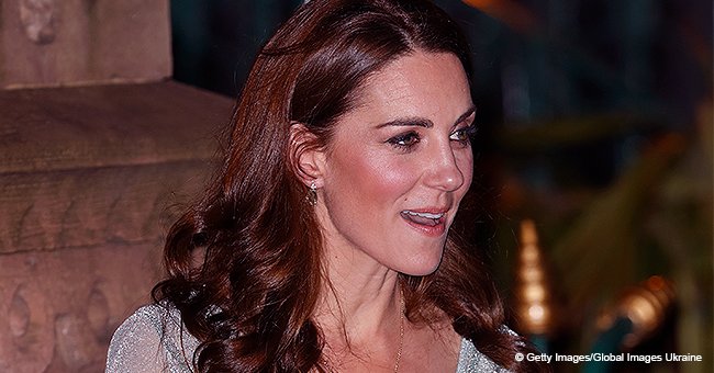 Kate Middleton Dazzles in $2,100 Metallic-Knit Dress with Sheer Sleeves to Complement Her Beauty