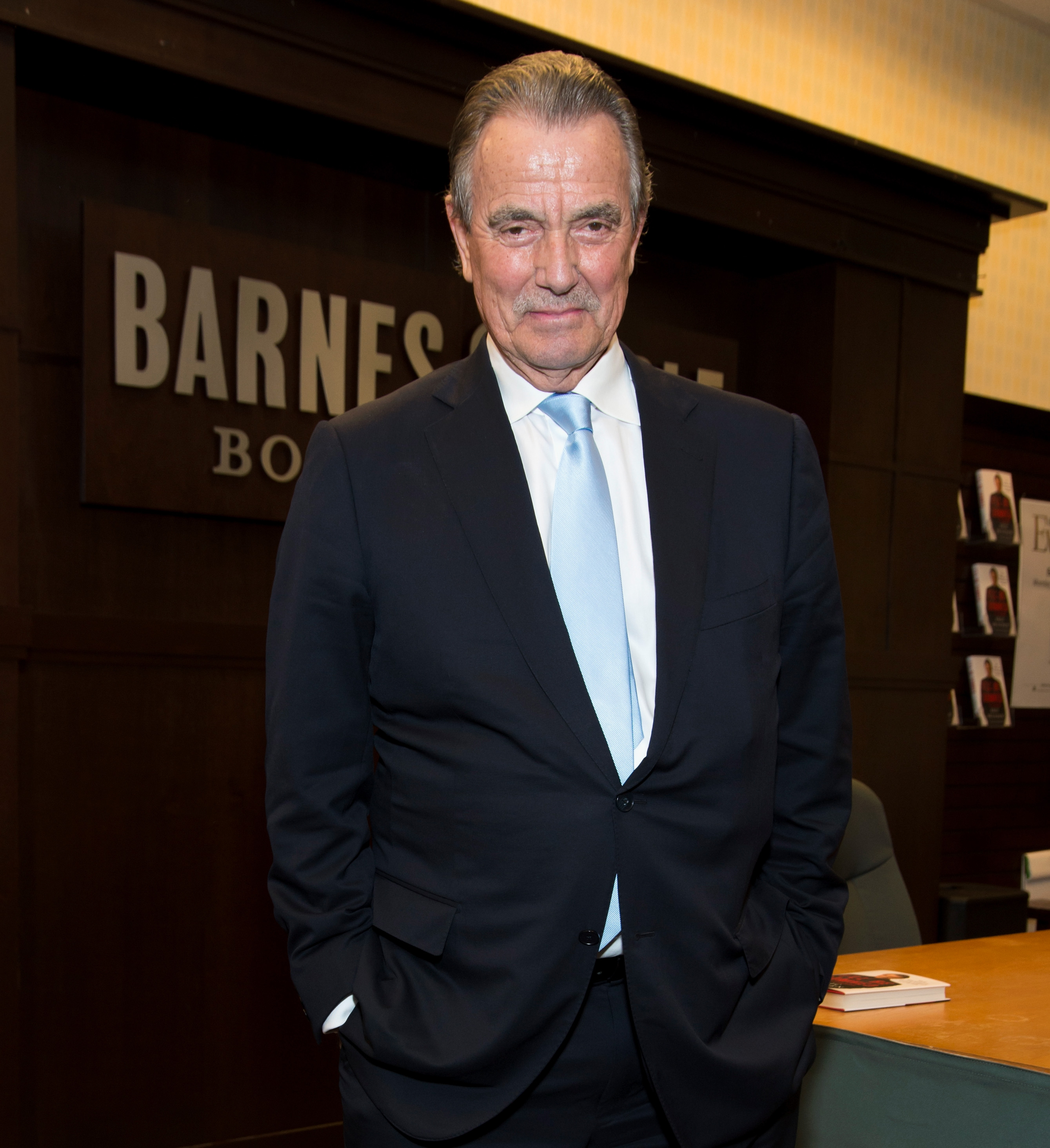 Eric Braeden arrives at his book signing for "I'll Be Damned: How My Young And Restless Life Led Me To America's #1 Daytime Drama" at Barnes & Noble at The Grove on February 13, 2017, in Los Angeles, California. | Source: Getty Image