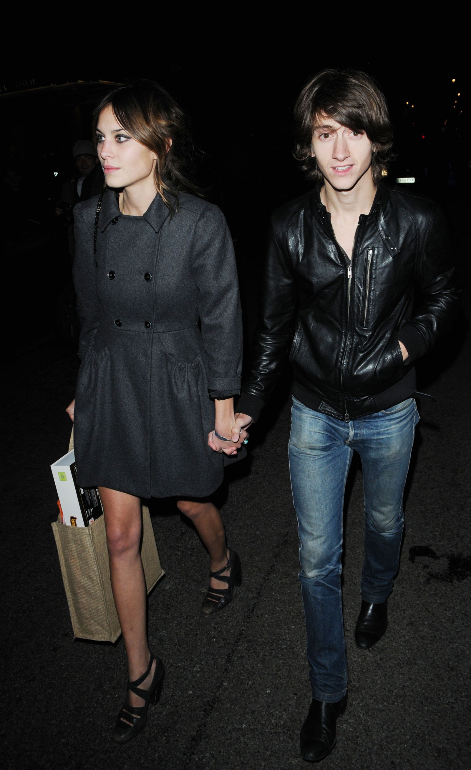 Alexa Chung and Alex Turner at the Universal Brit Awards 2009 after-party on February 18, 2009, in London, England. | Source: Getty Images 