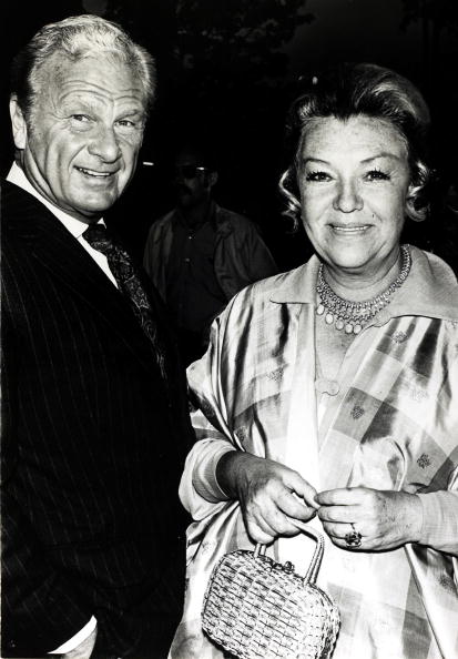 Eddie Albert with his wife Margo at a Hollywood film premiere on August 30 1972. | Photo: Getty Images