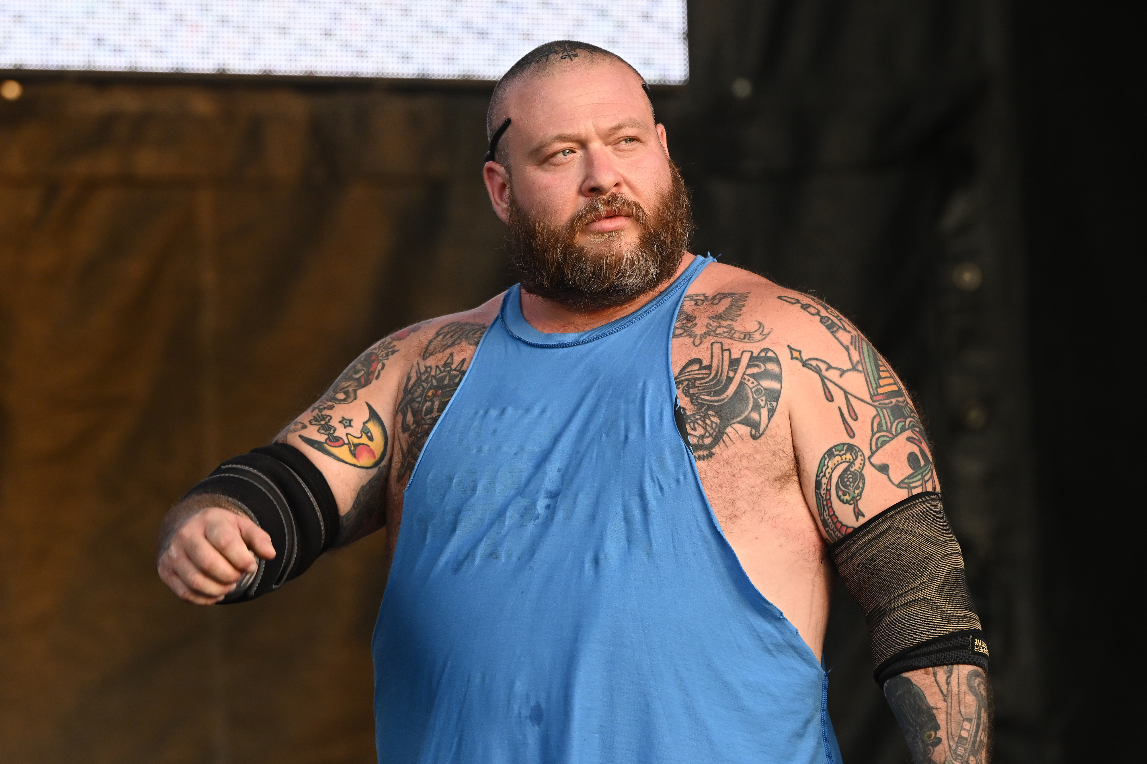 Action Bronson on stage at the Riot Fest 2022 in Chicago, Illinois. | Source: Getty Images