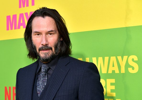 Keanu Reeves, Weltpremiere "Always Be My Maybe" (Netflix), Westwood, 2019 | Quelle: Getty Images