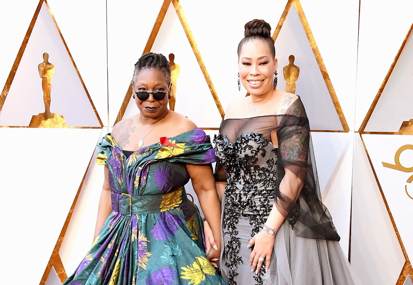 Whoopi Goldberg and Alex Martin at the 90th Annual Academy Awards on March 4, 2018, in Hollywood, California. | Source: Getty Images