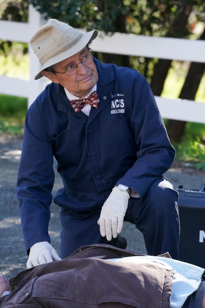 Photo of David McCallum on the set of "NCIS" | Photo: Getty Images