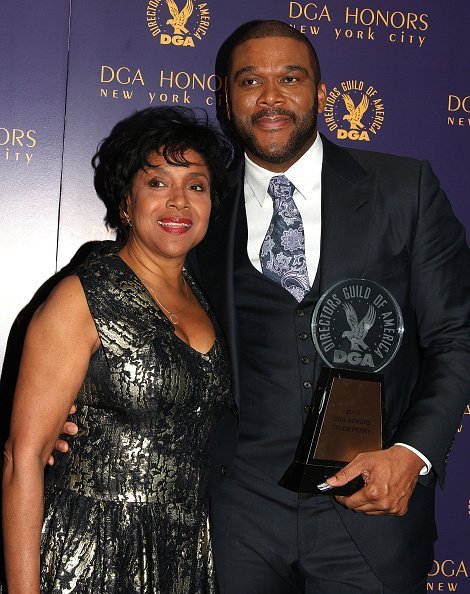 Tyler Perry and Phylicia Rashad at the DGA Honors Gala 2015.| Photo:Getty Images