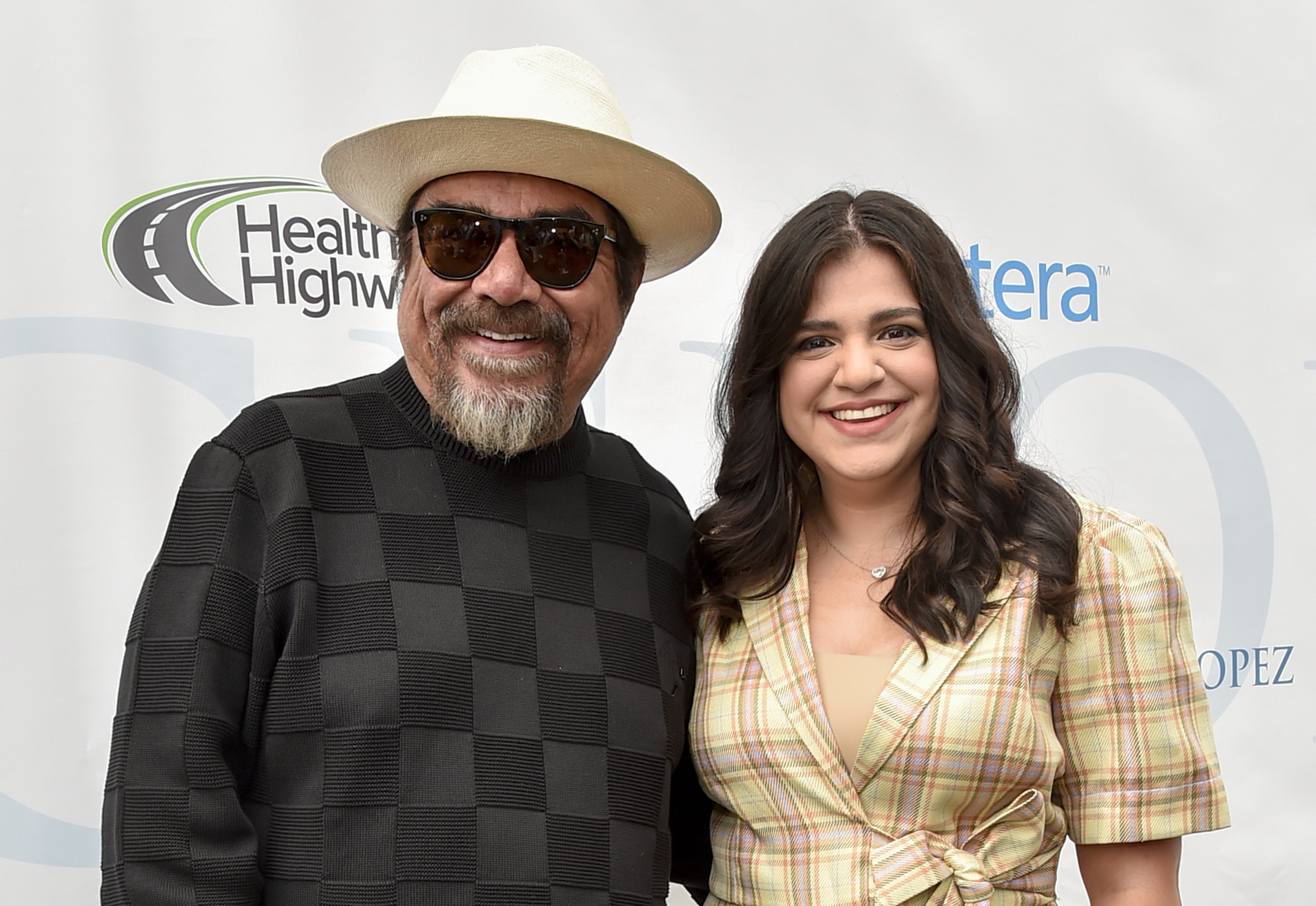 George Lopez and his daughter, Mayan, at the George Lopez Foundation's 15th annual celebrity golf tournament on May 2, 2022, in Toluca Lake, California. | Source: Getty Images
