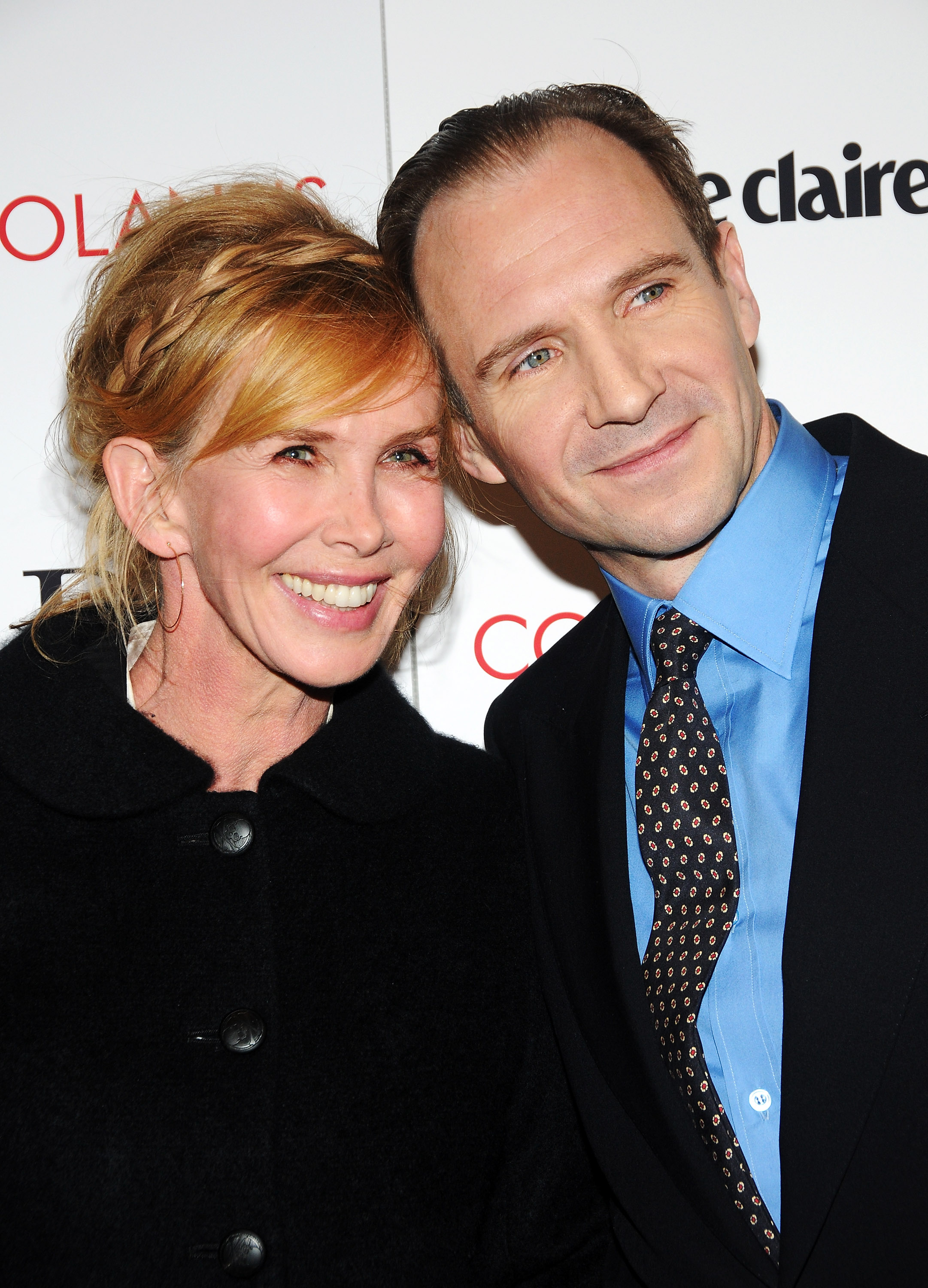 Trudie Styler and Ralph Fiennes at the premiere of "Coriolanus" at Paris Theater on January 17, 2012, in New York. | Source: Getty Images