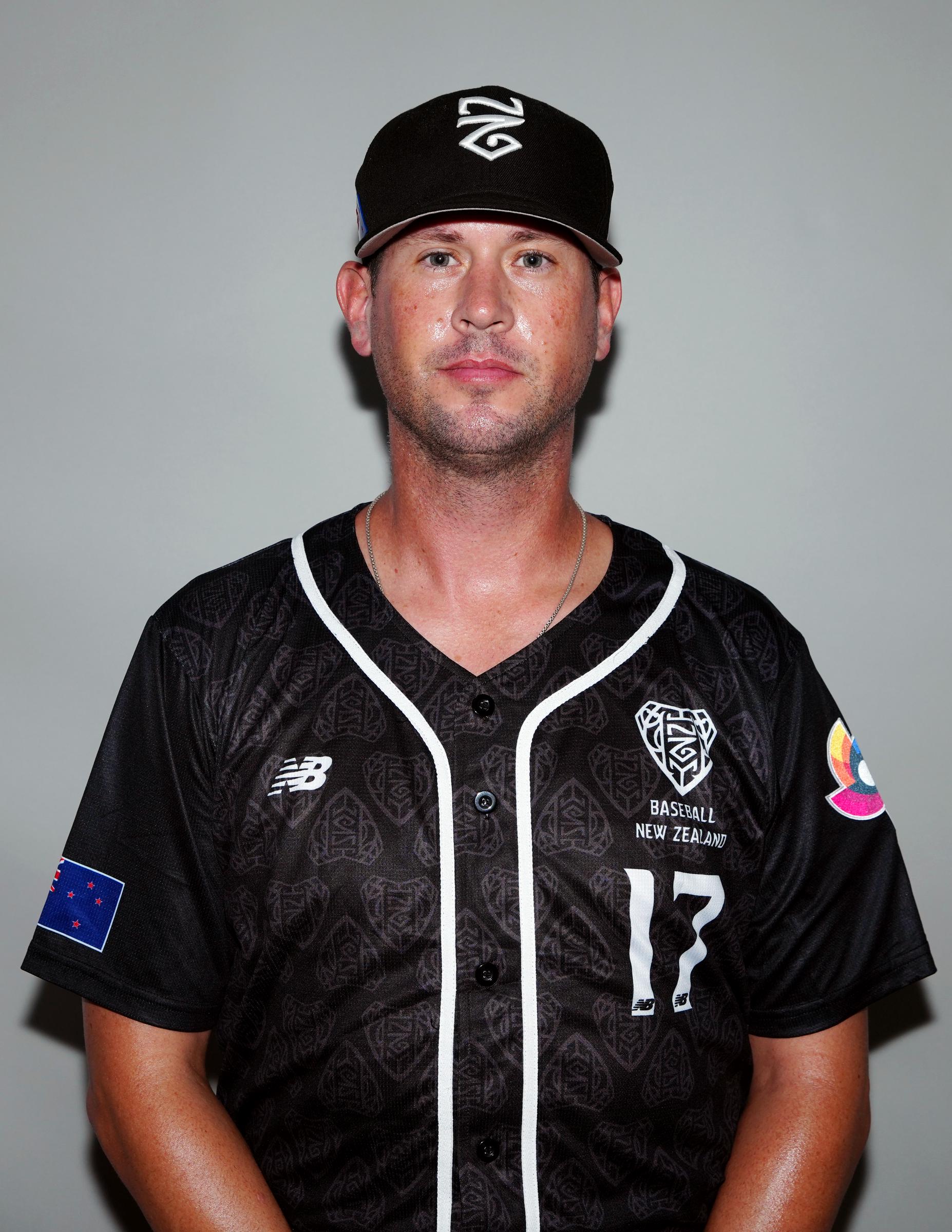 Brian Matusz of Team New Zealand poses for a photo during the World Baseball Classic Qualifier Headshots at Rod Carew National Stadium in Panama City, Panama, on September 29, 2022 | Source: Getty Images