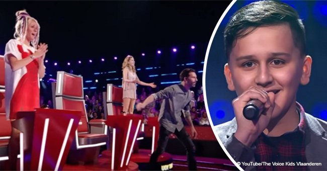 13-year-old boy impresses judges with amazing rendition of Céline Dion classics