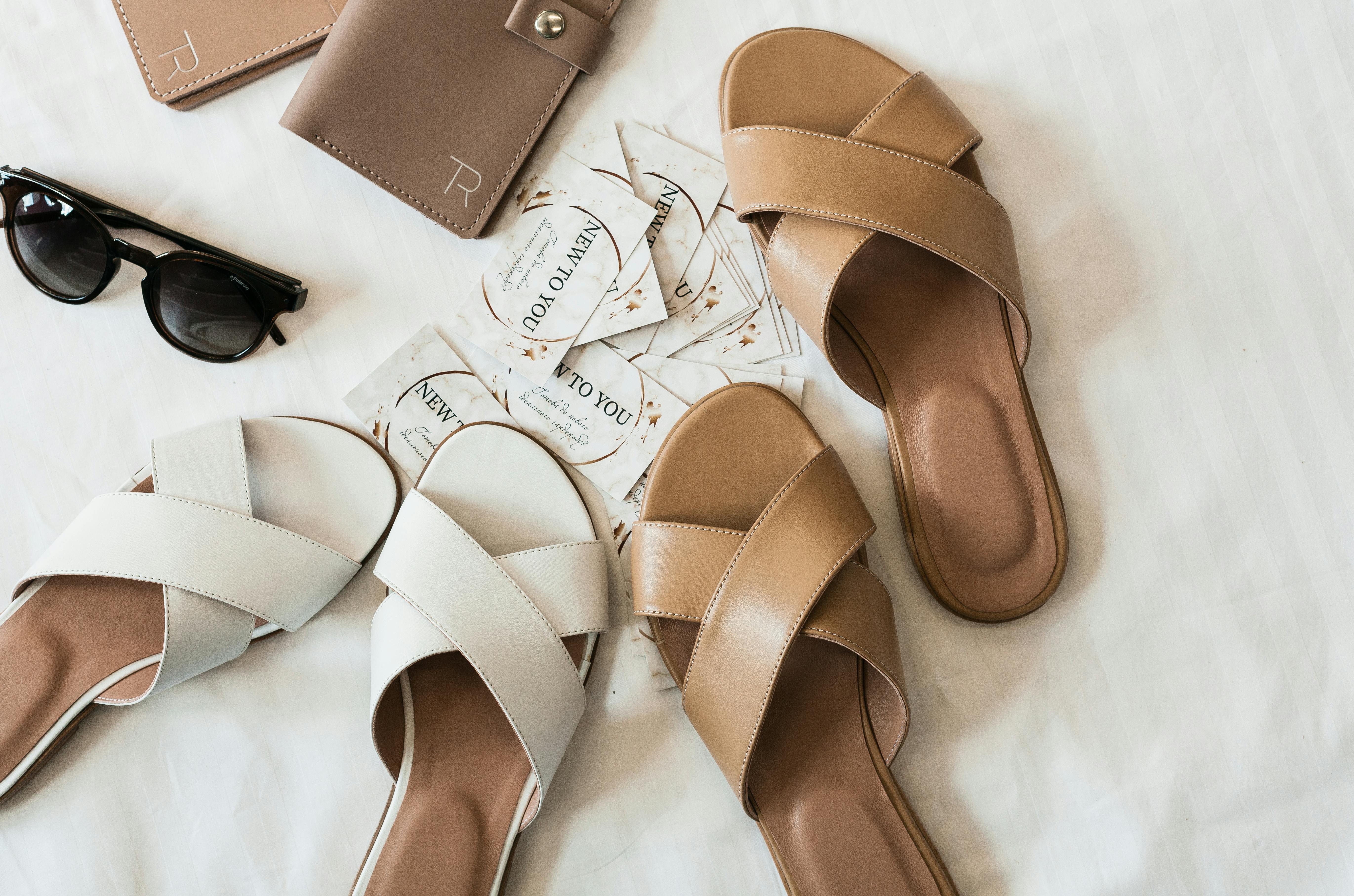 Sandals with padded insoles | Source: Pexels