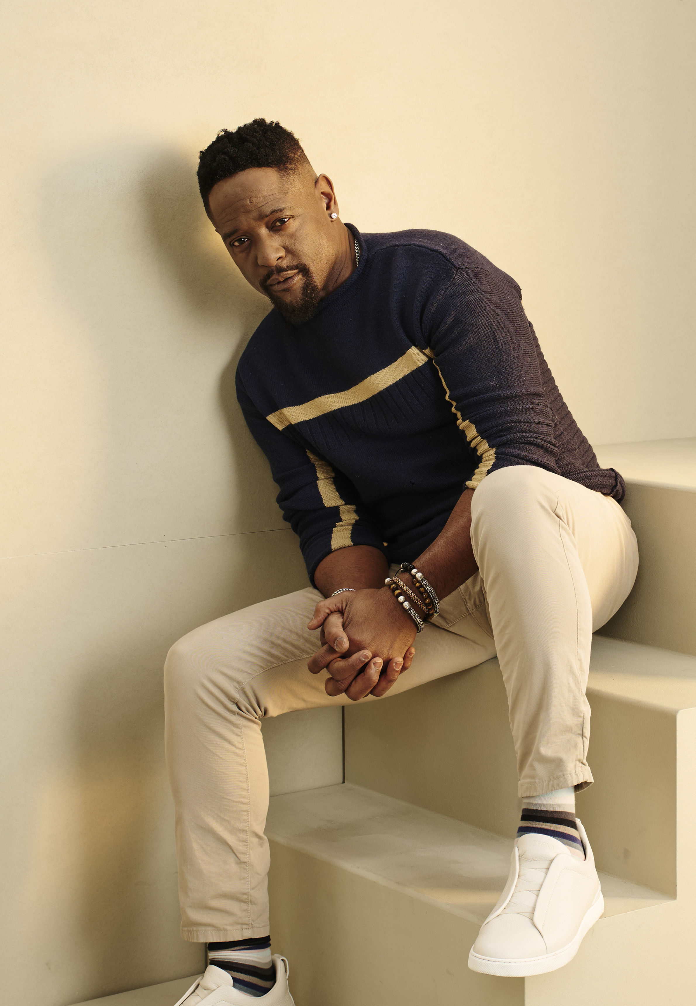 Blair Underwood of "Youngblood" poses in the Getty Images Portrait Studio presented by IMDb and IMDbPro during the Toronto International Film Festival at InterContinental Toronto Centre on September 7, 2025, in Toronto, Ontario | Source: Getty Images