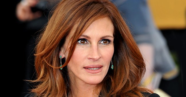A photo of Julia Roberts [left] and a photo of the actress and Kiefer Sutherland [right]. | Photo: Getty Images