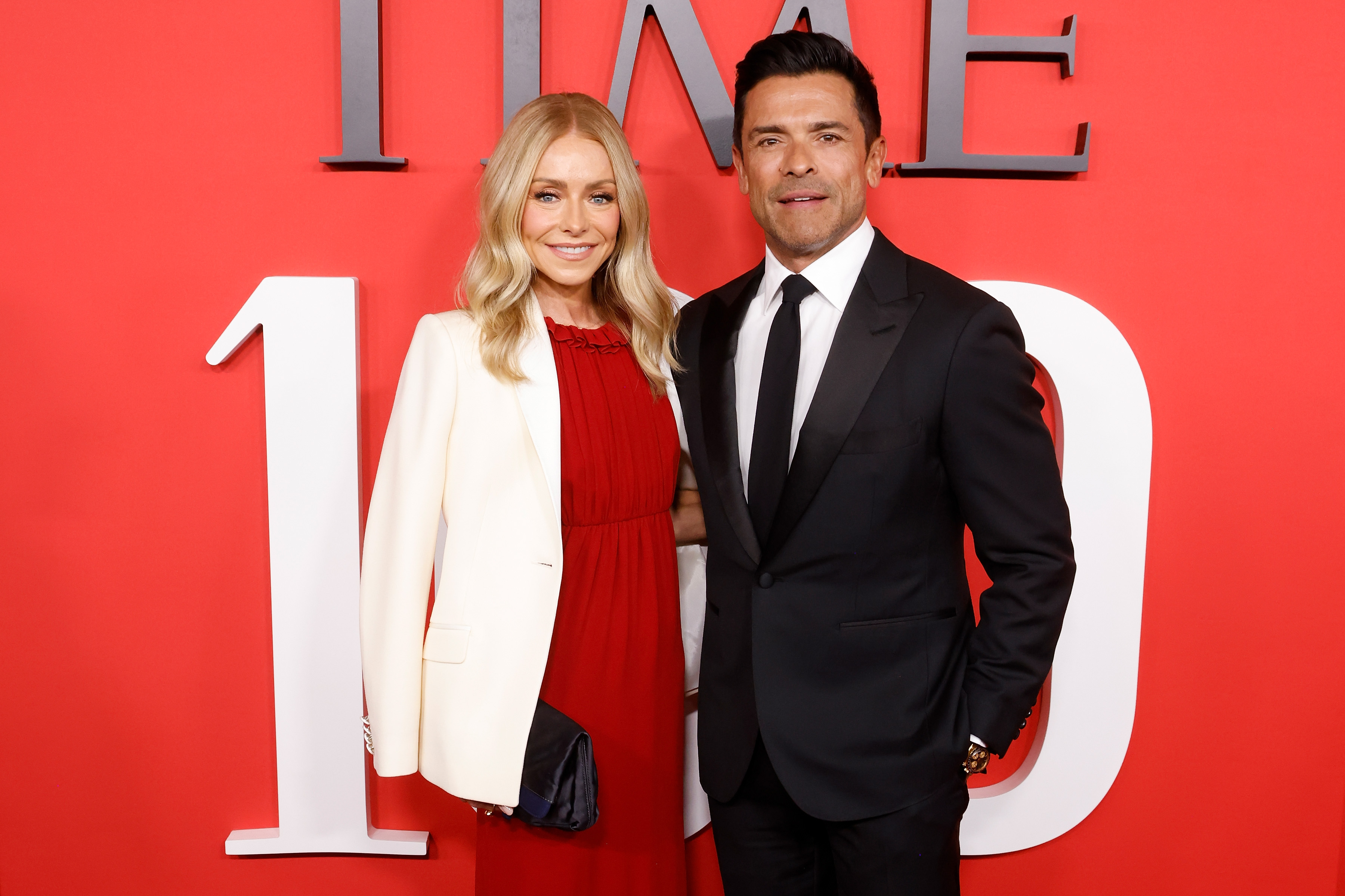 Kelly Ripa and Mark Consuelos at the Time100 Gala in New York City on April 25, 2024 | Source: Getty Images