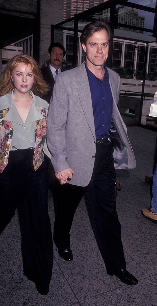 Stephen Collins and Faye Grant at the premiere of "Chantilly Lace" on June 15, 1993 in New York | Source: Getty Images