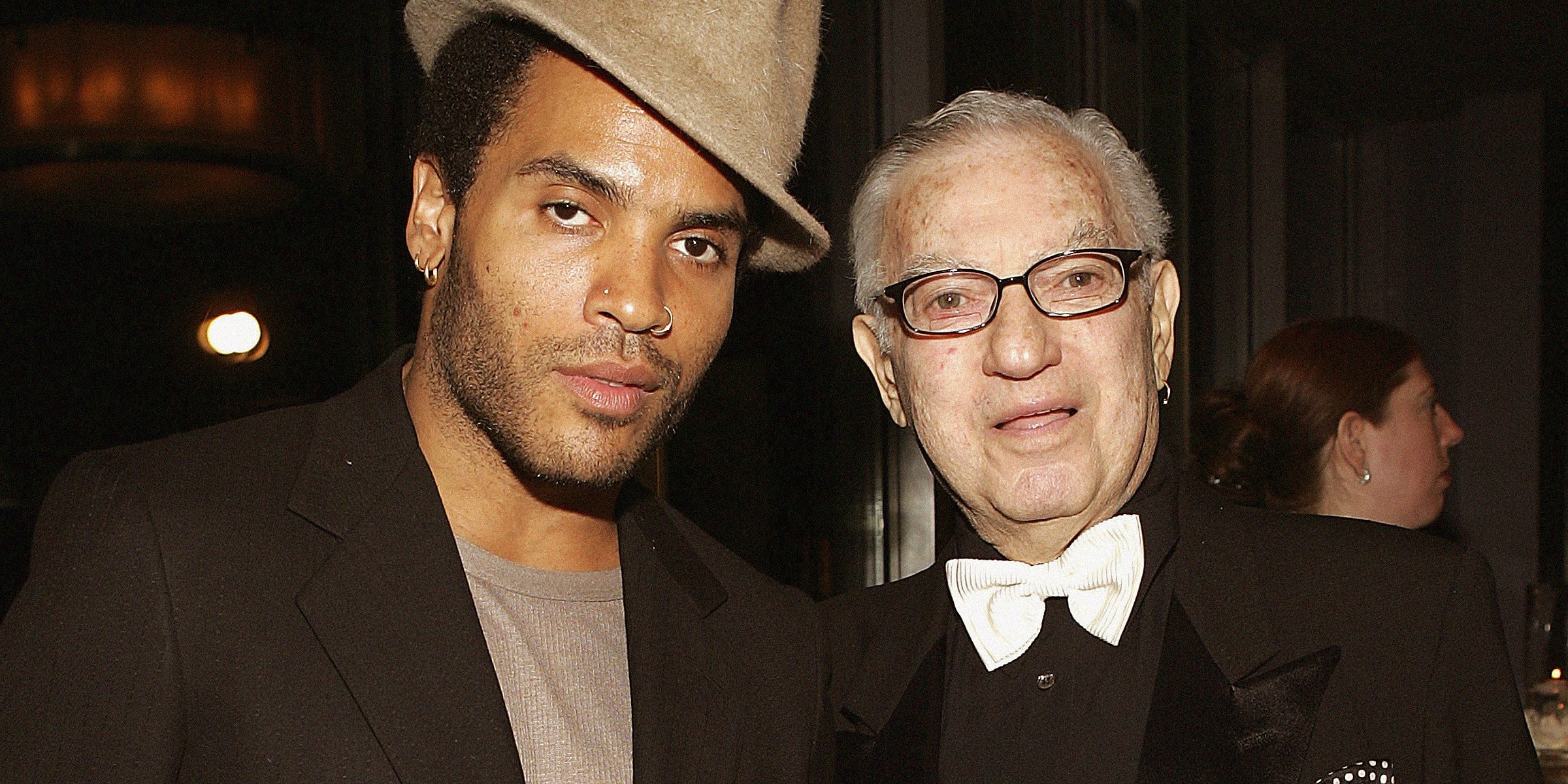 Lenny Kravitz with his father, Sy. | Source: Getty Images