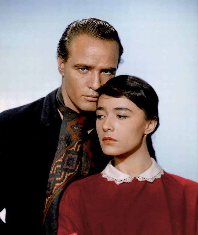 Marlon Brando and Pina Pellicer in the 1961 film, "One-Eyed Jacks" | Source: Wikimedia