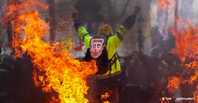 Gilets jaunes : les dégâts lourds de l'Acte XVIII à Paris, 11 blessés, le Fouquet's incendié